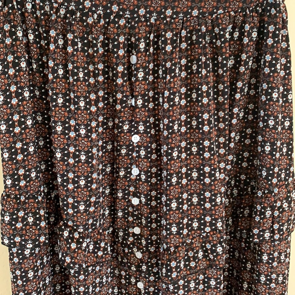 Catch Stitch Floral Skirt - Picture 3 of 6